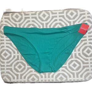 Spanx Bikini Bottom Women’s Size 2X Mystic Green High Waist Swimwear NWT